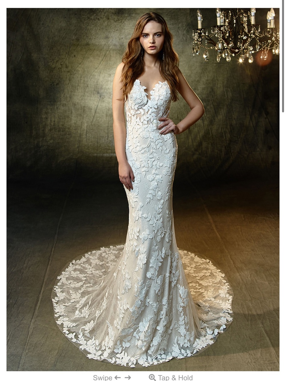 Blue by Enzoani Wedding Gown (Fine Dry Cleaned)